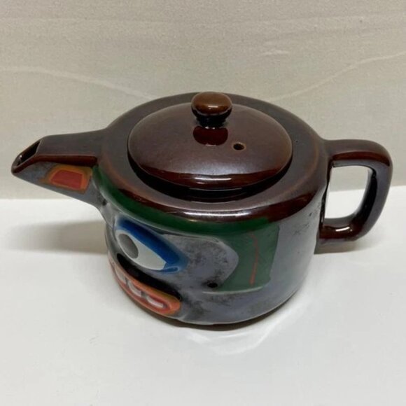 Vintage Native American Creamer Stackable Totem Mask Victoria Ceramics Japan EUC - Picture 12 of 15